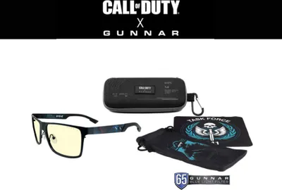 Produktbild von Gunnar Optiks Call of Duty Covert Edition, Uni, Rechteck, Klassisch, Schwarz, Multi, Aluminium-Magnesium-Legierung, Bernstein