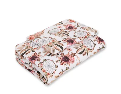 Immagine prodotto di Set di lenzuola per neonati con imbottitura 2 pezzi 75x100cm NEWBORN - acchiappasogni floreale
