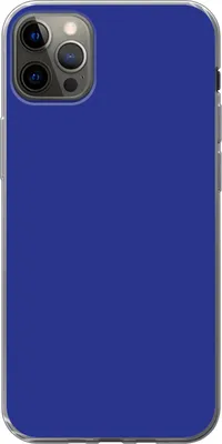 Produktbild von MuchoWow® Handyhülle Schutzhülle Hülle für Telefoonhoesje iPhone 13 Pro Max Blau - Einfarbig - Dunkelblau Silikon Softcase Handy Hülle - Mobiltelefon