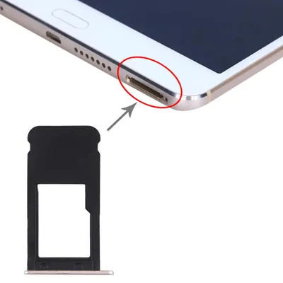 Produktbild von Für Huawei MediaPad M3 8.4 WIFI Version Micro SD Karten Halter Gold Ersatzteil