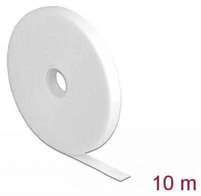 Produktbild von DELOCK Klettband auf Rolle L 10 m x B 13 mm weiß