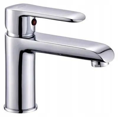 Produktbild von Invena | Waschbeckenarmatur Siros - Chrom - Einhebelmischer - Keramischer Mischkopf - Wassersparend