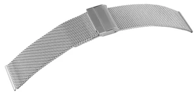 Produktbild von Milanese-Uhrenarmband, silberfarben, 10 mm - 24 mm