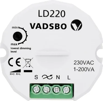 Obrázek produktu pro VADSBO LD220 Dotykový stmívač 1 - 2 000 W