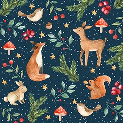Produktbild von 20 Servietten Winternight -  33x33cm