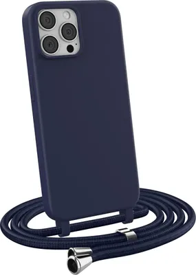 Produktbild von Handykette für Apple iPhone 13 Pro Max - Handyhülle mit Schnur Cover in Dunkelblau
