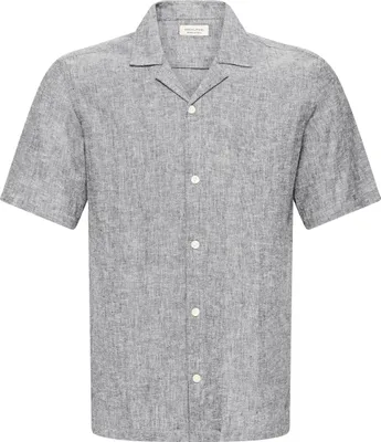 Produktbild von CASUAL FRIDAY Bequemes Kurzarmshirt Knopfleiste Einfarbig V-Ausschnitt Größe: XL (43/44)