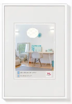 Walther New Lifestyle Bilderrahmen 15x20 cm Weiß