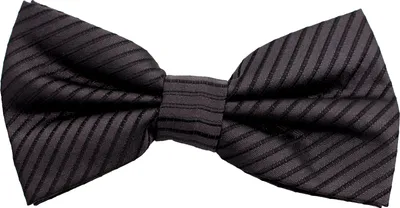 Produktbild von Fabio Farini - 1 Stück Herren Streifen Fliegen - Männer Querbinder Vorgebunden Bowtie Streifen- Schwarz