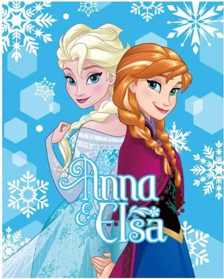 Produktbild von Disney Frozen / Die Eiskönigin - Fleece Decke 120x150cm
