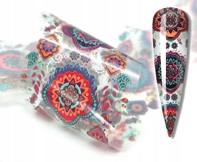 Produktbild von Transferfolie 10Cmx4Cm Mandala, Blumen