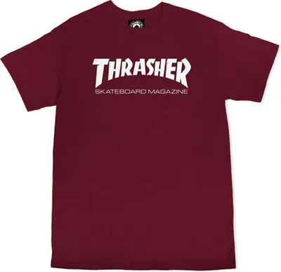 Produktbild von Thrasher Skate Mag Kurzarm-t-shirt Rot M Herren Rot M