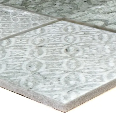 Produktbild von Keramik Mosaikfliesen Campeche Zementoptik Grau