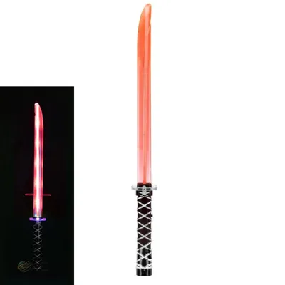 Produktbild von Toi-Toys - Lichtschwert Ninja Ninjaschwert Spielzeugschwert mit Licht & Sound rot
