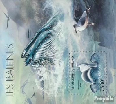 Produktbild von Briefmarken Burundi 2012 Mi Block292 (kompl.Ausg.) postfrisch Wale