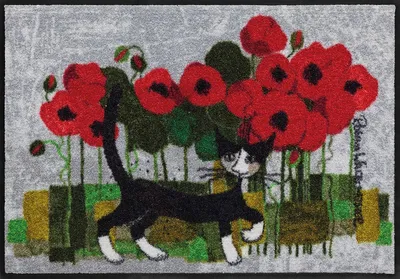 Produktbild von Salonloewe POPPYWALK Fußmatte Wohnmatte Rosina Wachtmeister 50 x 75 cm
