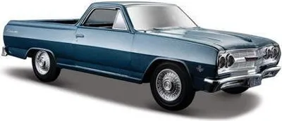 Produktbild von Maisto 1:24 Chevrolet El Camino 1965 blau metallic