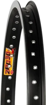 Image de Jante Gurpil Zac 30 Moto Valve, noire, 20 pouces, 48 trous, noire, 20 pouces, 48 trous