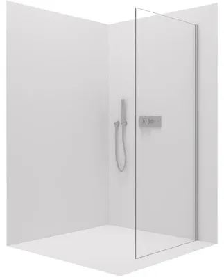 Immagine prodotto di CERANO - Parete laterale Santoro L/P - cromo, vetro trasparente - 70x195 cm