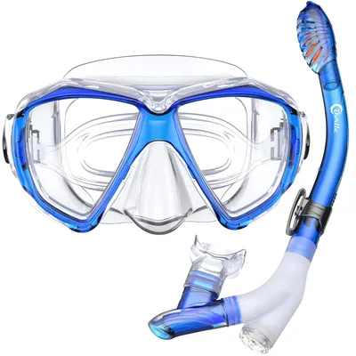 Produktbild von Schnorchelset mit Tauchbrille für Erwachsene und Jugendliche