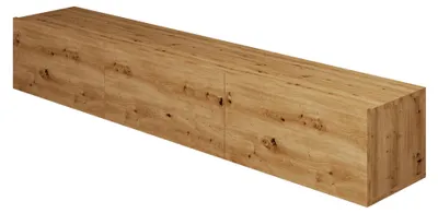Zdjęcie produktu dla Szafka Rtv Wisząca 160 Cm Dąb Artisan Nowoczesna Bez Uchwytów