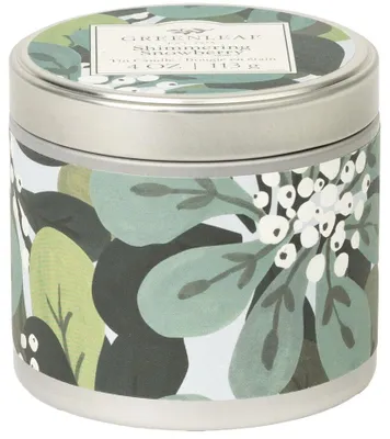 Image de Bougie parfumée dans une boîte en métal Shimmering Snowberry