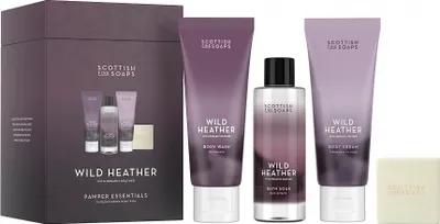 Produktbild von Scottish Fine Soaps Verwöhn-Geschenkset Wild Heather 4-teilig