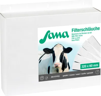 Produktbild von Kerbl Milchfilter Sana 320 x 57 mm genäht, 75g, 250 Stück