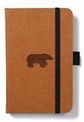 Produktbild von Dingbats A6 Pocket Wildlife Brown Bear Notebook - Dotted