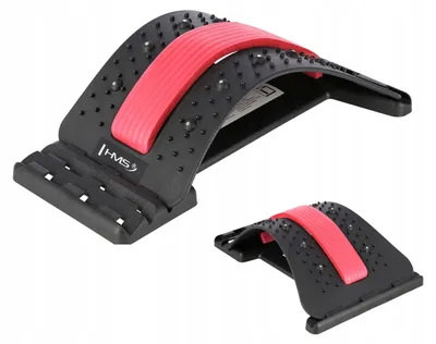 Produktbild von HMS PRP02 Rotes Rückenstrecker Massagegerät mit Magnetnoppen