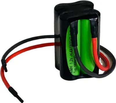 Obrázek produktu pro NiMH 4,8V 1800mAh F2x2 Mignon AA s 20cm kabelem pro nouzová světla