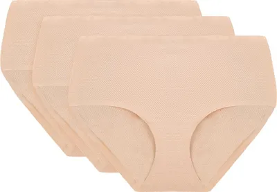Obrázek produktu pro Vivisence 4013 3-pack béžové kalhotky M High