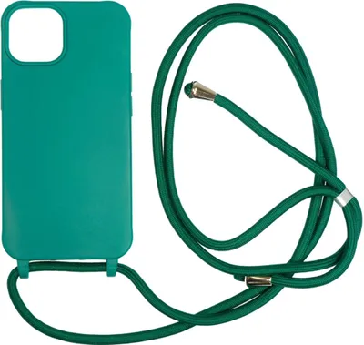Immagine prodotto di Mobile Origin Custodia con cordino verde scuro per iPhone 14