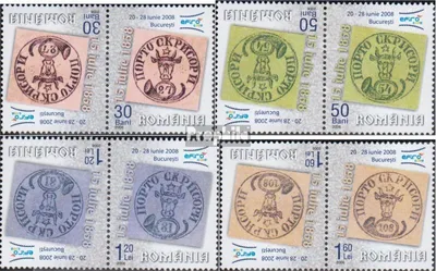 Produktbild von Briefmarken Rumänien 2006 Mi 6118-6121 Kehrdruckpaare (kompl.Ausg.) postfrisch Briefmarkenausstellung EFIRO