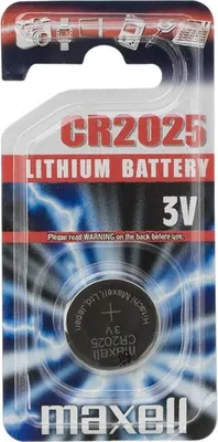 Produktbild von 1x Knopfzellenbatterie Typ: CR 2025 - Li (Lithium) 1 Stück [18741-1]