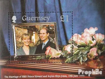 Produktbild von Briefmarken GB - Guernsey 1999 Mi Block23 (kompl.Ausg.) gestempelt Hochzeit