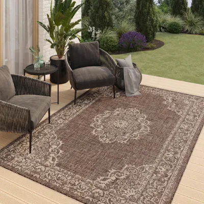 Produktbild von Tapiso Teppich Sisal MELISSA Outdoorteppich Indoor Outdoor 240 x 300 cm