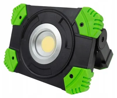 Image de Lampe de travail à LED avec batterie rechargeable 10W 5000K support magnétique Ecolight EC20688
