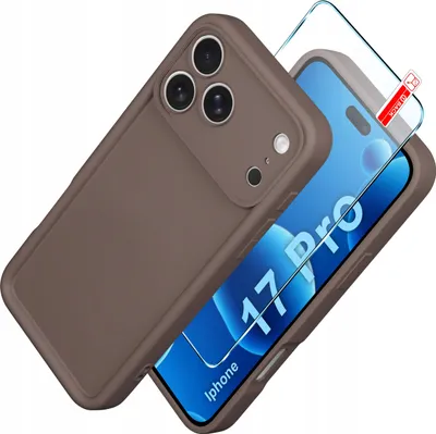 Produktbild von Etui für iPhone 17 Pro CASE Silikon MATT + GLAS 9H