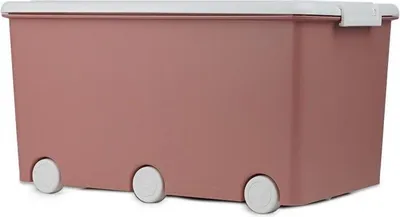 Zdjęcie produktu dla Skrzynia do przechowywania Thermobaby Playbox Maxi, różowa, na kółkach, duża pojemność