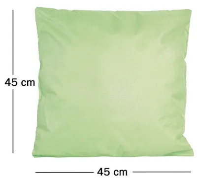 Produktbild von JACK 2er Set Outdoor Kissenhülle Kissenbezug 45x45cm Wasserfest Sitzkissen Lounge Kissen Garten Stuhl Lotus Effekt, Farbe:Mint