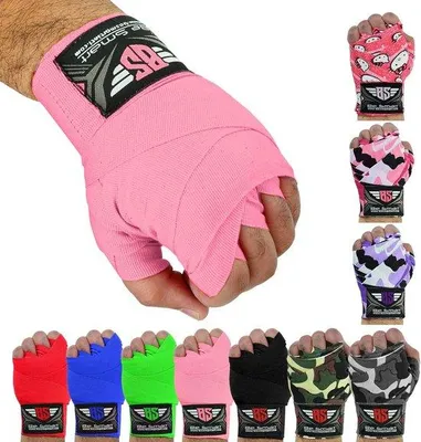 Productafbeelding van Junior Bokshandschoenen Handverbanden 2,5 meter voor Muay Thai en MMA Training
