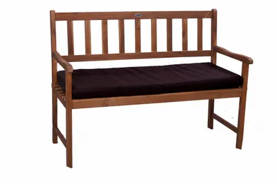 Obrázok produktu pre Podsedák na záhradnú lavicu 160x60x7cm hnedá| Vankúš na záhradný nábytok| Pena na sedenie| Obal na vankúš| Vonkajší vankúš na hojdaèku