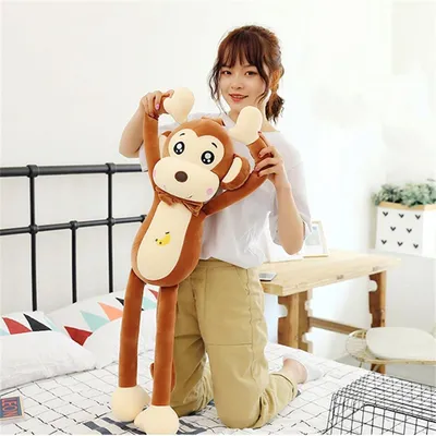 Imagen del producto de Peluche suave, 40 cm, color marrón, ideal para niños