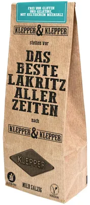 Produktbild von Klepper & Klepper Das beste Lakritz aller Zeiten mild salzig 200g