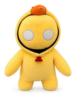 Produktbild von Monster Kuscheltier 28 cm Gelb Orange Weiches Plüschmonster im Kostüm Niedliches Stofftier Deko Geschenk & Sammler