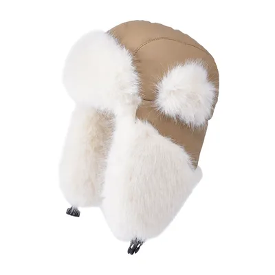 Produktbild von Damen Winter Winddichte Warm Skimütze mit Ohrenklappen für Outdoor-Aktivitäten, Farbe: Brown