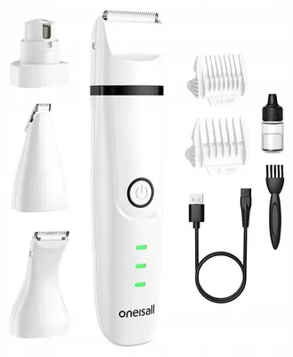 Produktbild von Oneisall N12 Tierhaartrimmer Leise mit 4 Aufsätzen