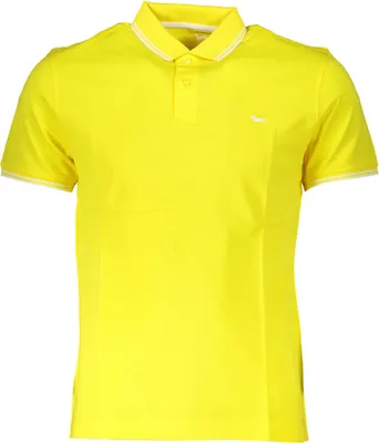 Produktbild von Kurzarm-Polohemd für Herren in Gelb – Schmale Passform mit Details, Größe: XL Farbe: Giallo