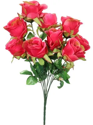 Produktbild von Strauß aus 9 rosa Rosen, 54 cm groß